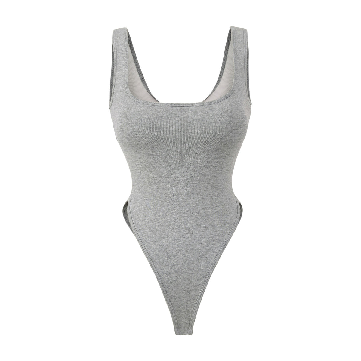 Square collar sleeveless vest jumpsuit