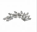 Rhinestone Leaf Ear Cuff