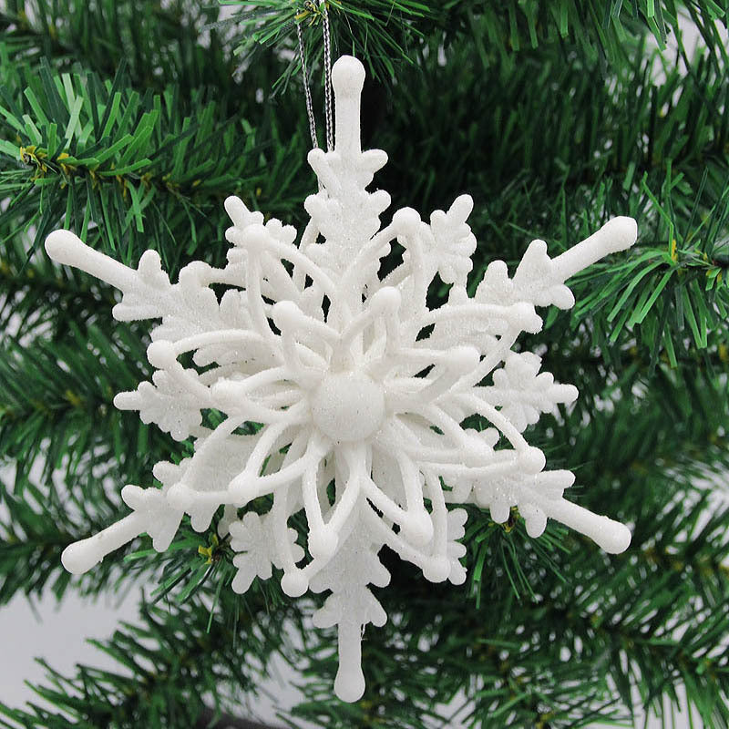 Ice White Snowflakes 3D