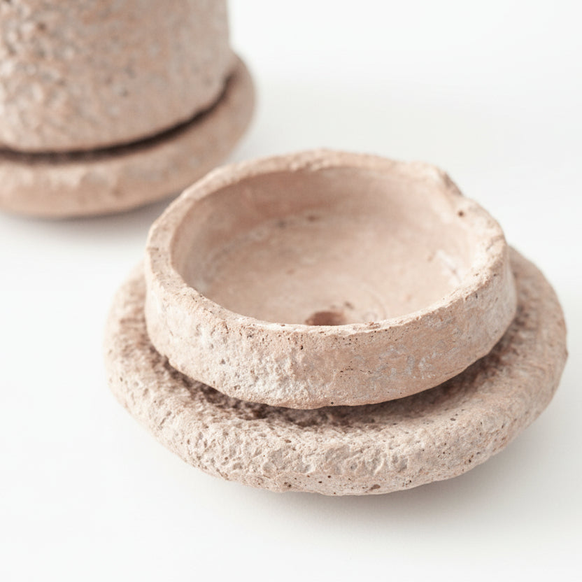 Burning Ceramic Flowerpot