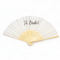 Bride And Bridesmaid Black And White Fan