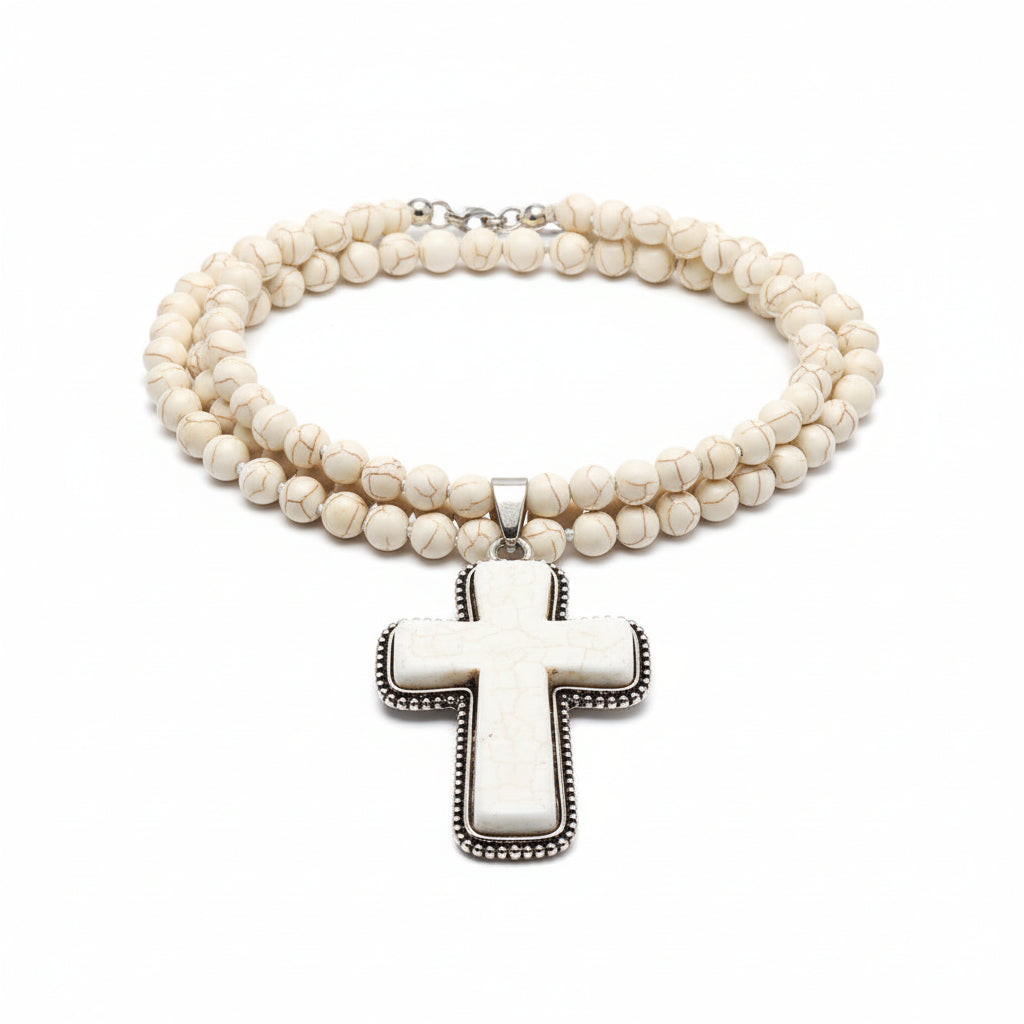 Turquoise Cross Pendant