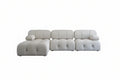 Fabric Buckle Design Sofa