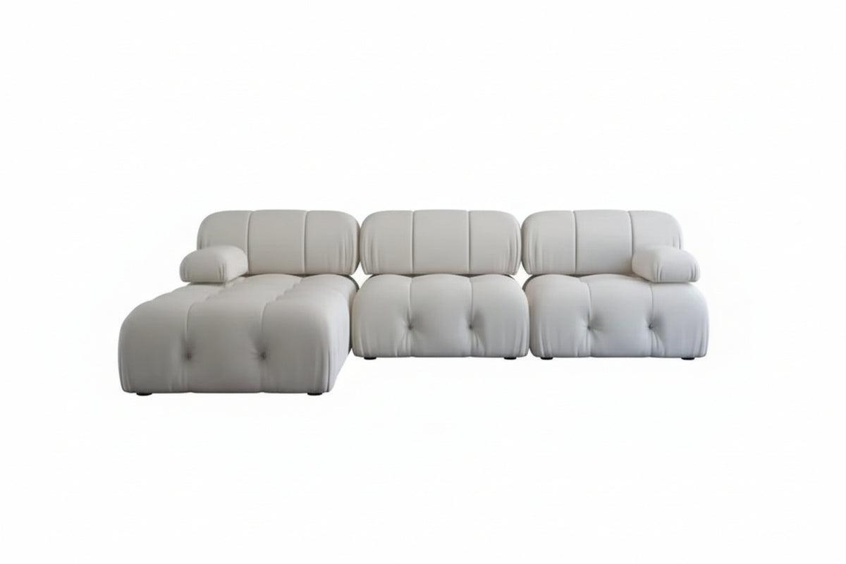 Fabric Buckle Design Sofa