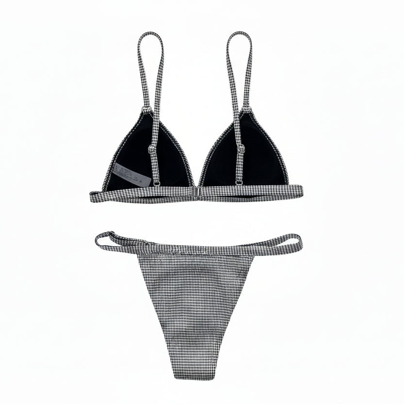 Split Shinny Bikini