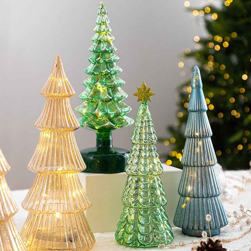 Crystal Glass Christmas Tree Ornament