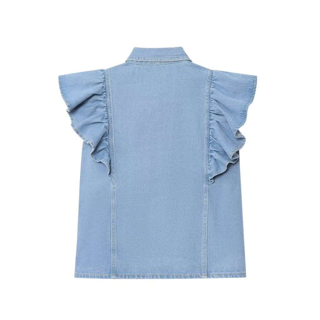 Stacked Denim Shirt