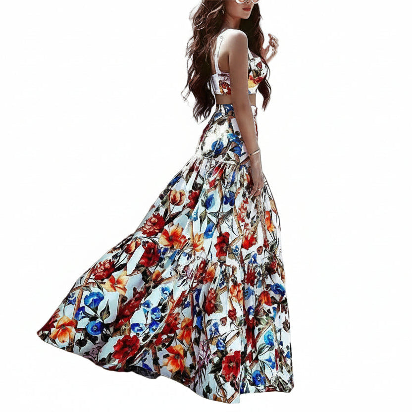 Maxi Two Piece Dress