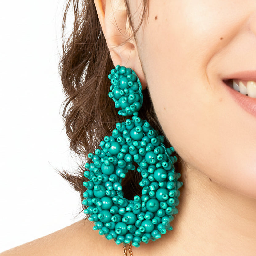 Woven Bead Earrings