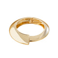 Wide Edged Minimalist Bracelet