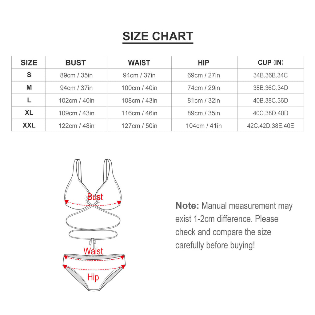 Two Piece Bikini Swimsuit