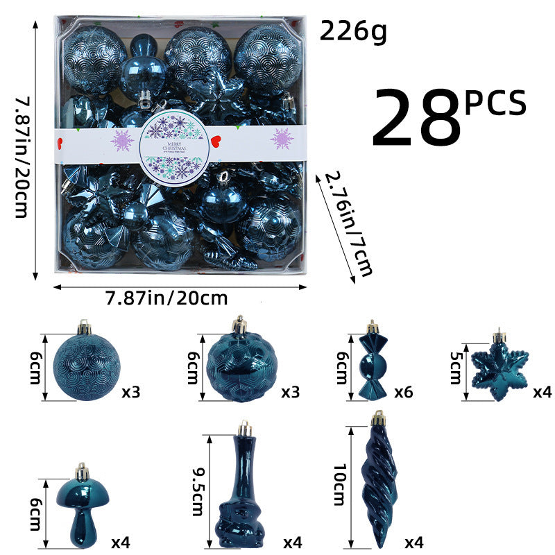 Christmas Tree Baubles 28PCS