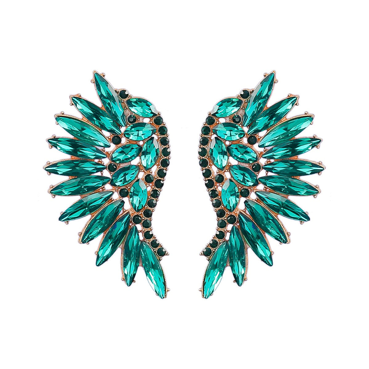 Wing Rhinestone Earrings