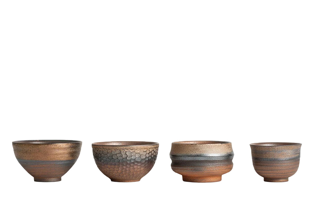 Japanese Vintage Handmade Ceramic Tea Cups