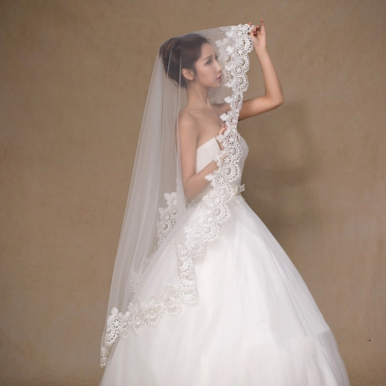 White Bride Veil