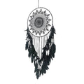 Large Black Feather Lace Dream Catcher