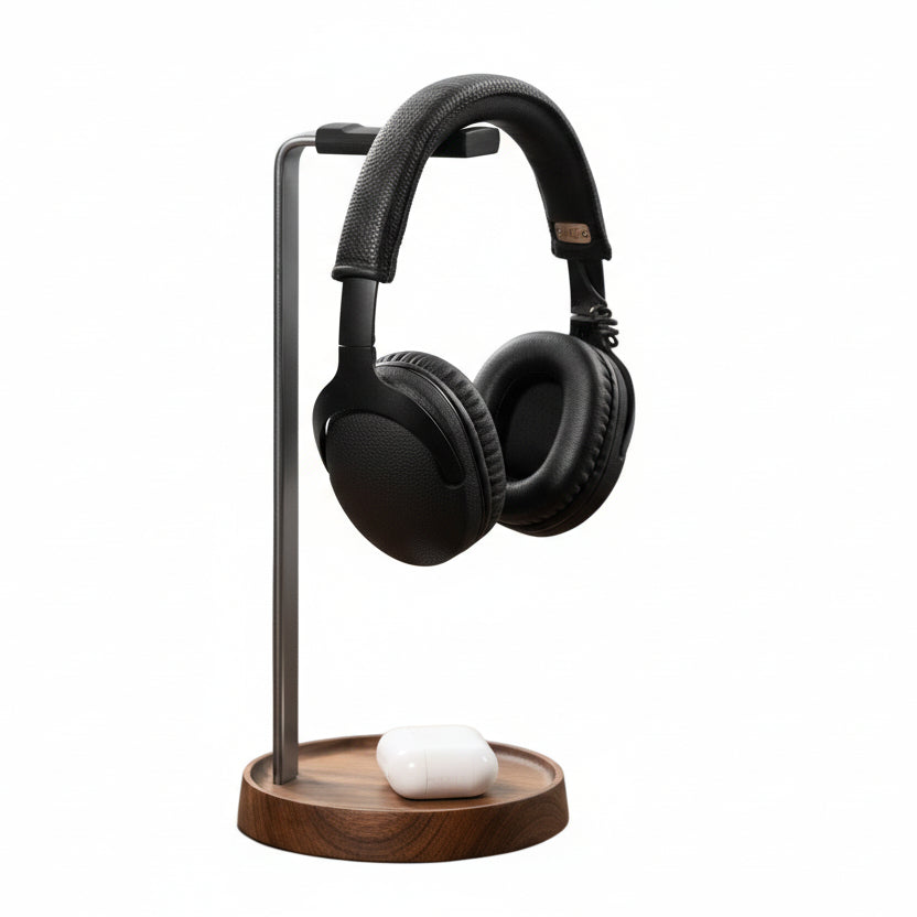 Wood Headphone Stand