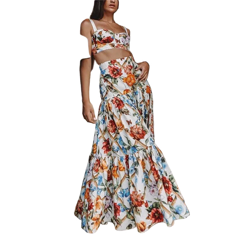 Maxi Two Piece Dress