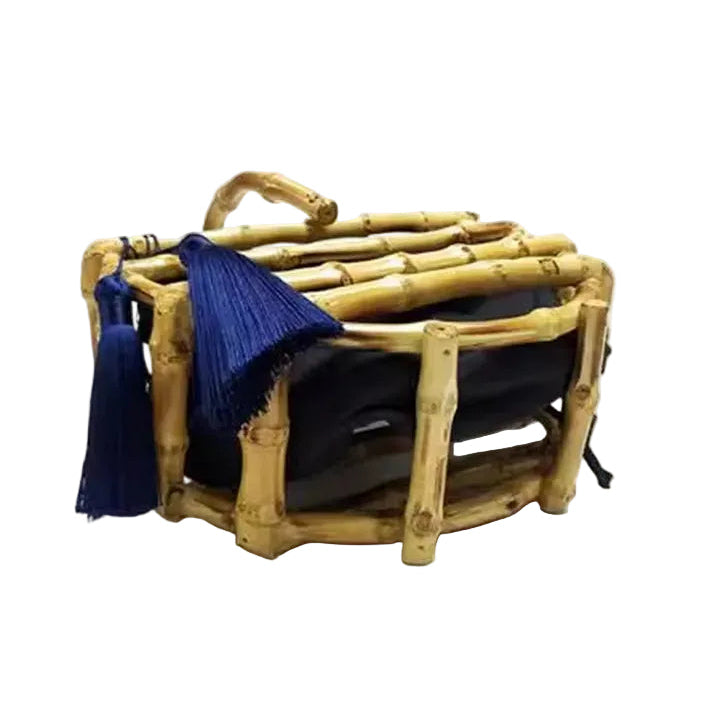 Handmade Tassel Bamboo Knot Bag