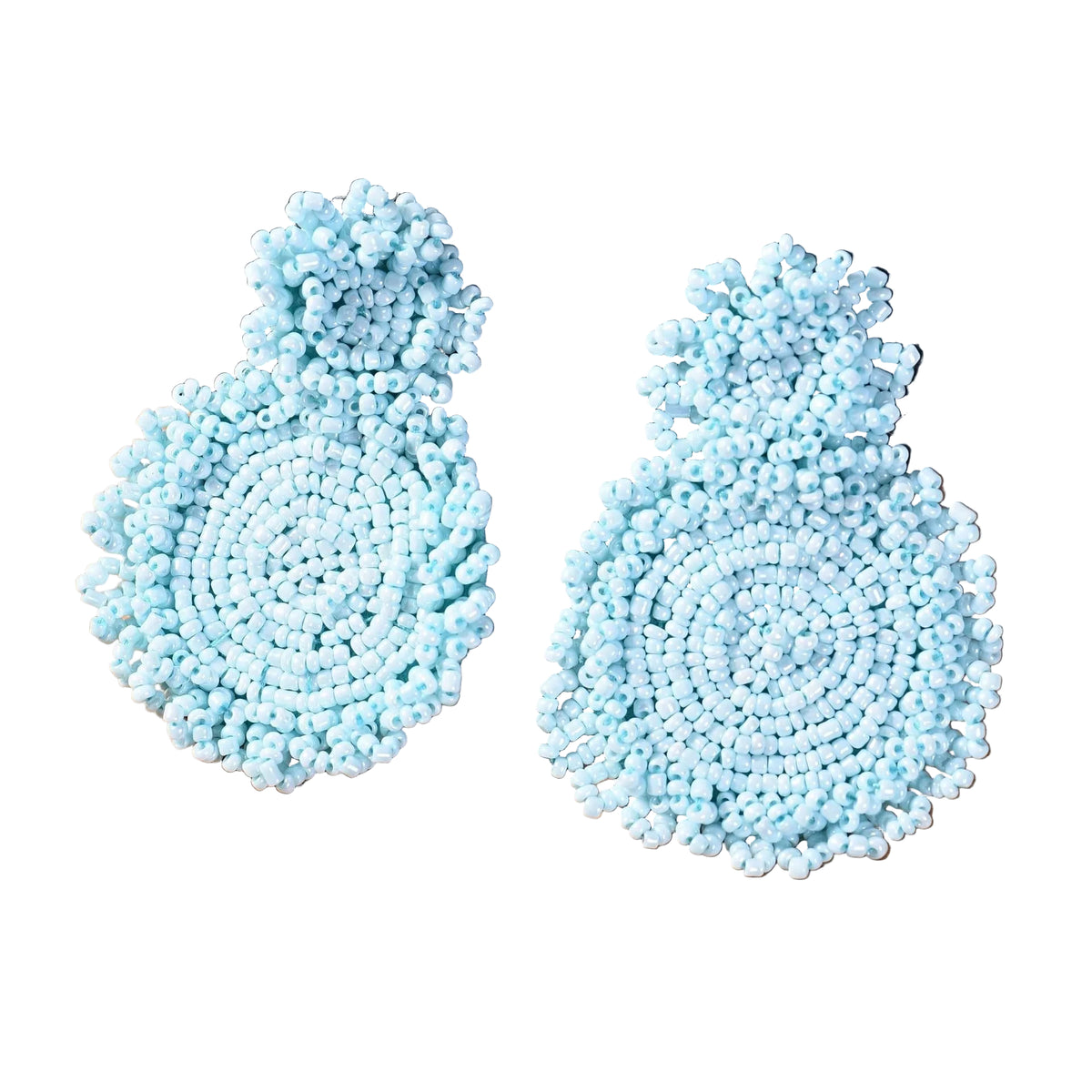 Hand Woven Rice Bead Earrings