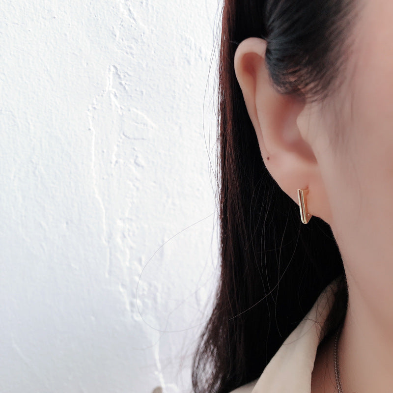 Triangle s925 sterling silver earrings