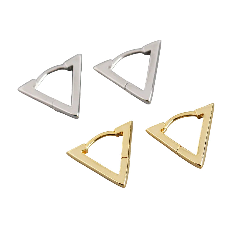 Triangle s925 sterling silver earrings