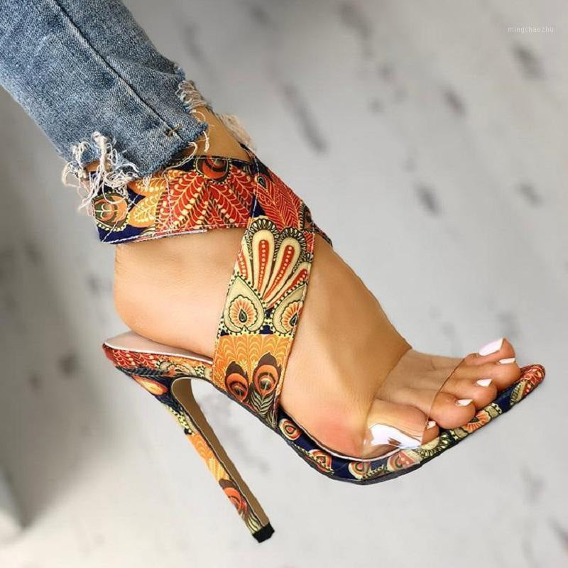 Stiletto Heel Plus-Size Women's Sandals