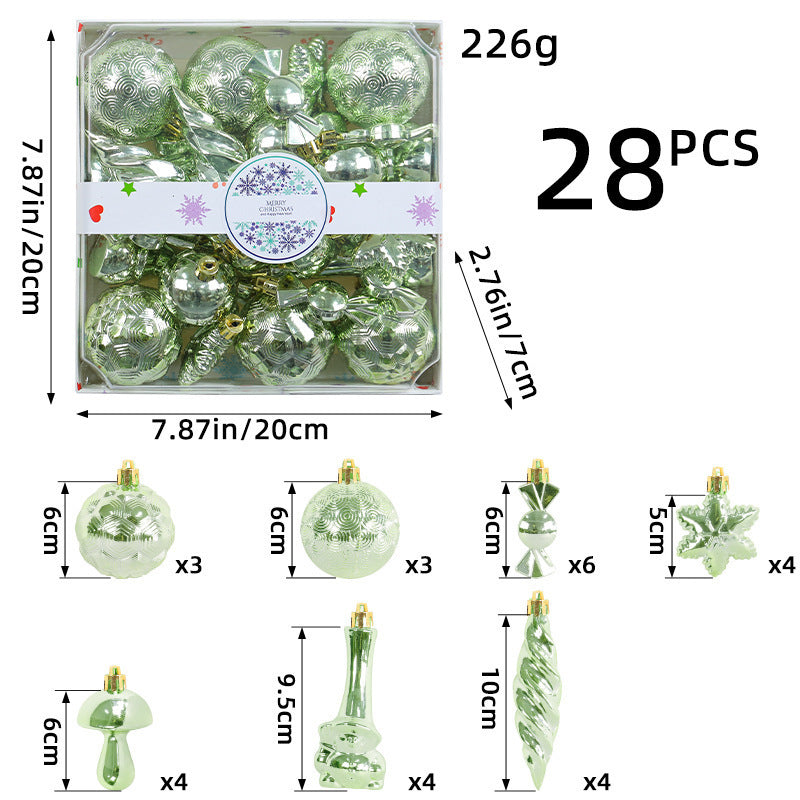 Christmas Tree Baubles 28PCS