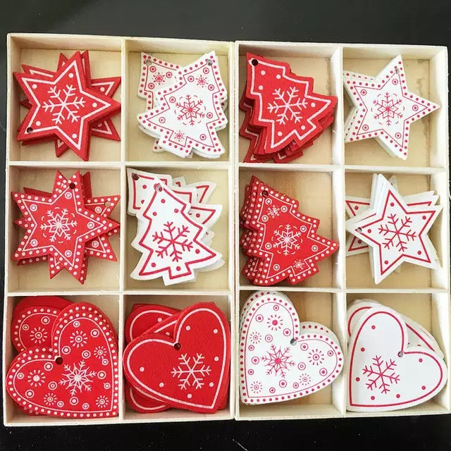 Wooden Christmas Pendants