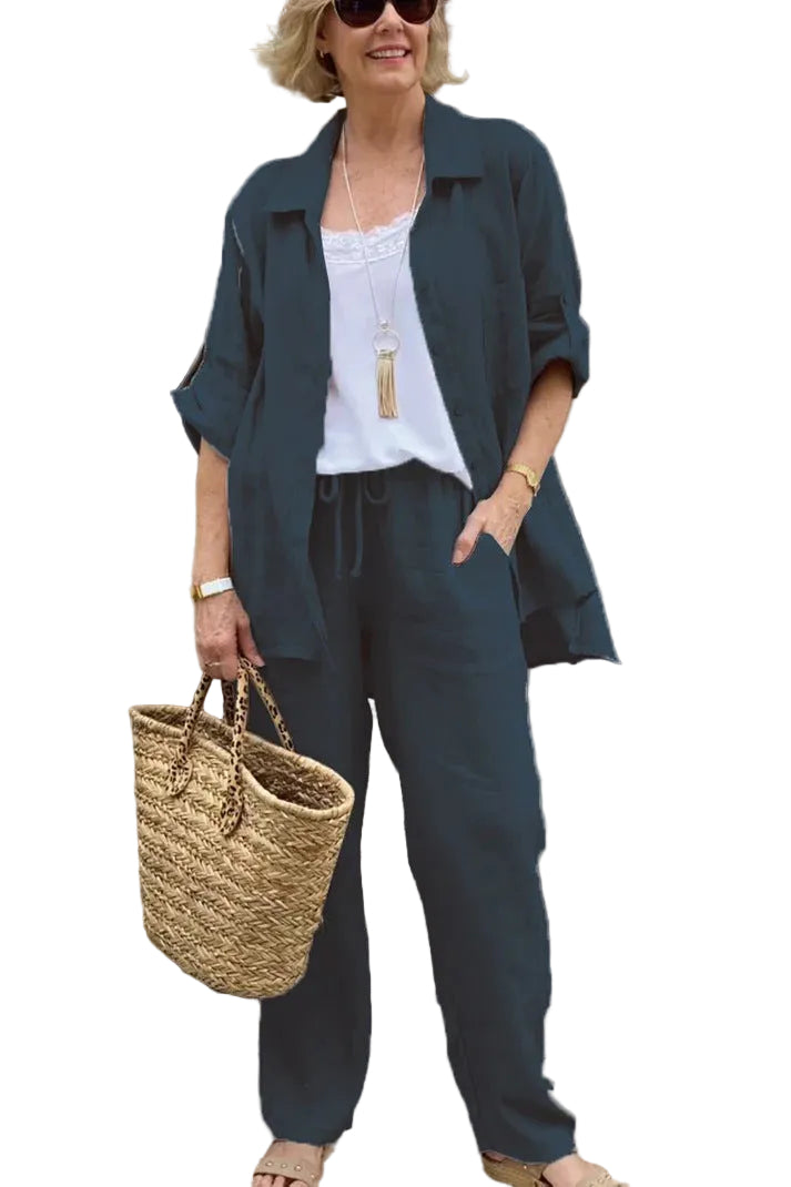 Linen blend Co-ord