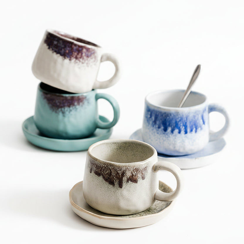 Retro-style Tea Cups