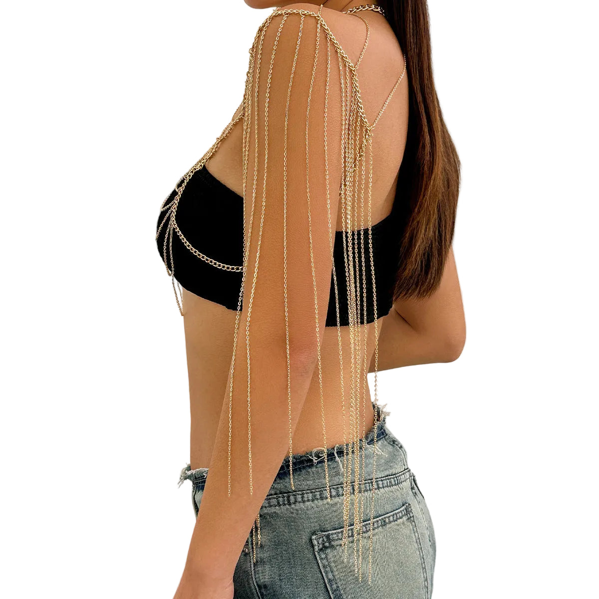 Single Shoulder Body Chain