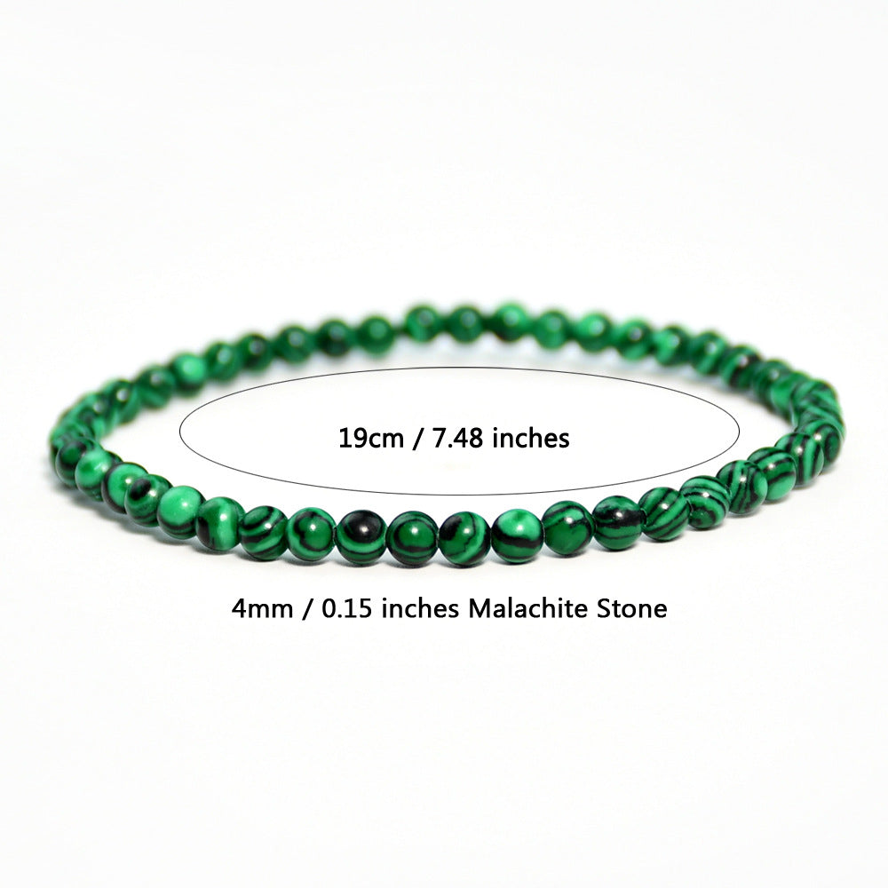 Malachite Beaded Bracelet