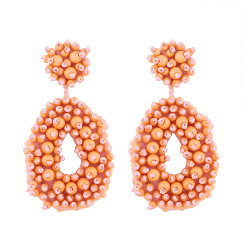Woven Bead Earrings