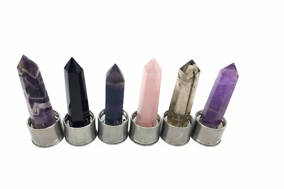 Natural Crystal Quartz Crystal Gemstone Water Bottle