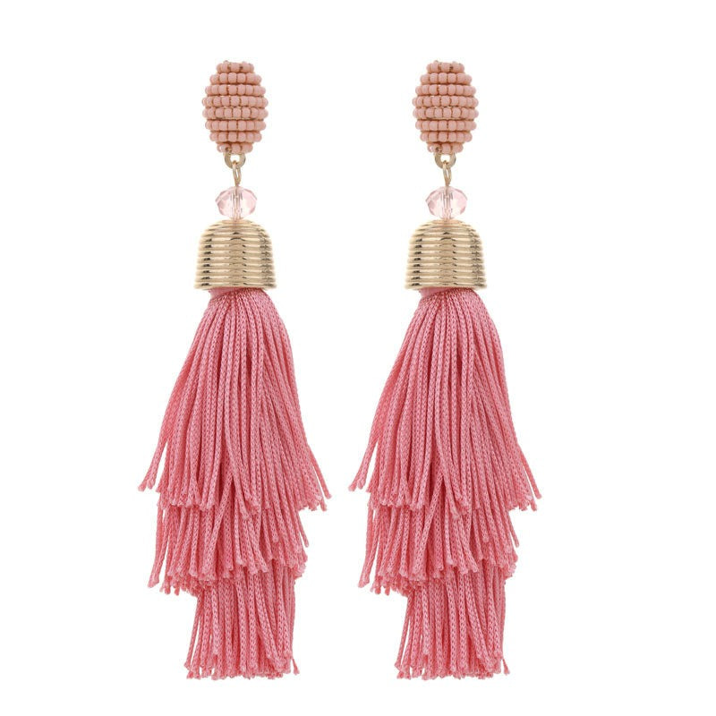 Long Tassel Earrings