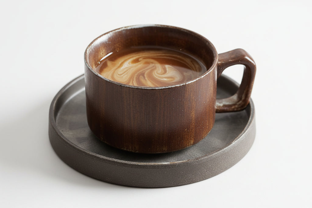 Retro Coffee Cups And Saucers Set