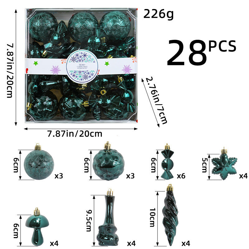 Christmas Tree Baubles 28PCS