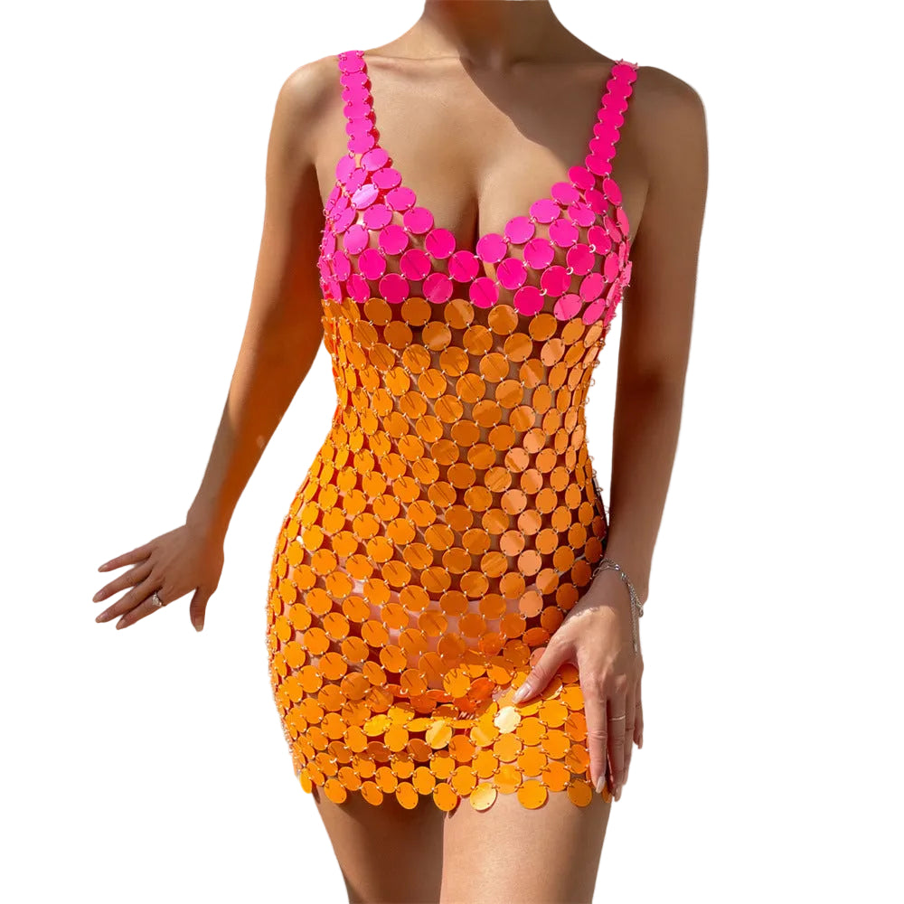 Sequin Sling Dress
