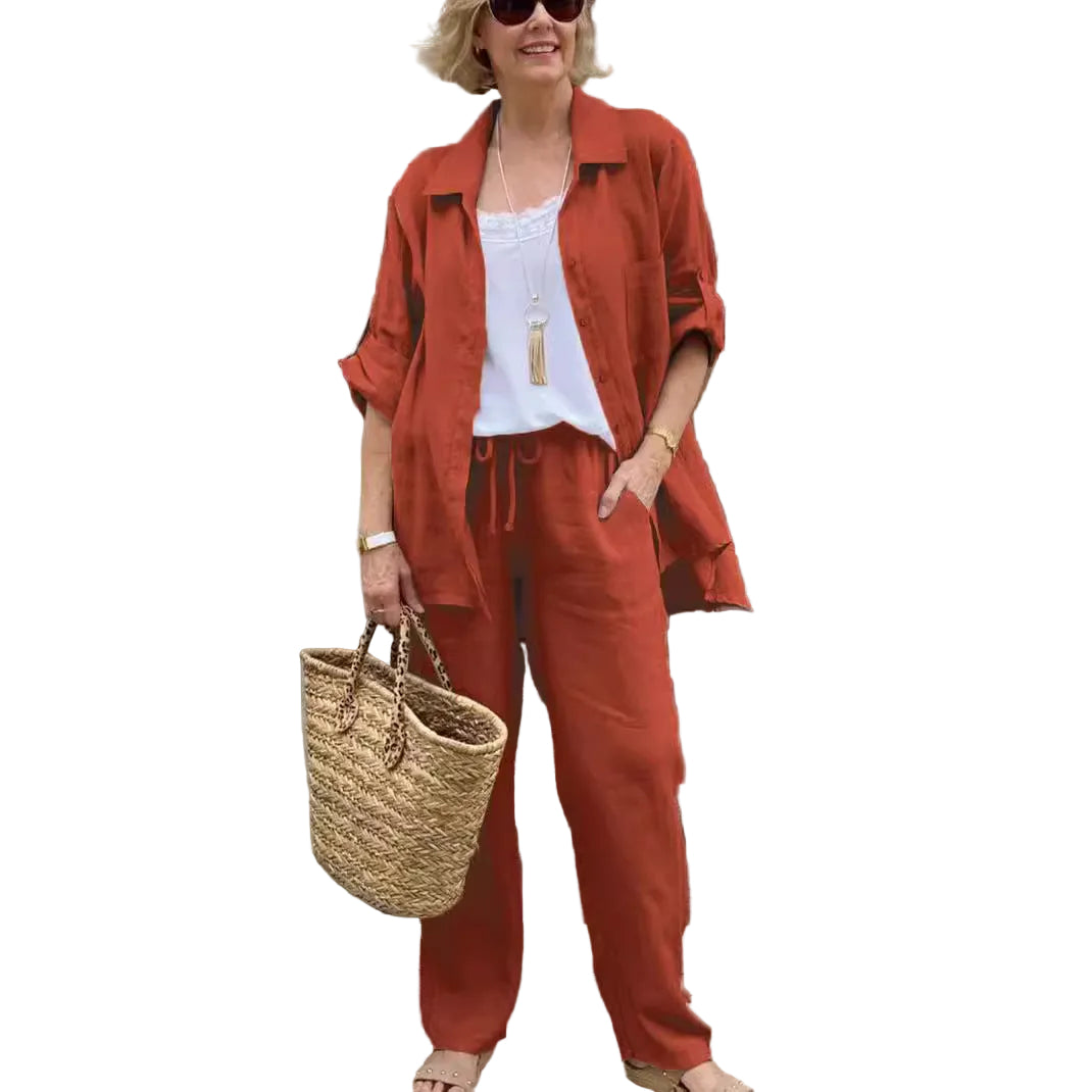 Linen blend Co-ord