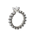 Cz Zircon 925 Sterling Silver  Band Ring