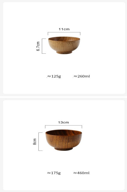 Japanese Style Wooden Bowl