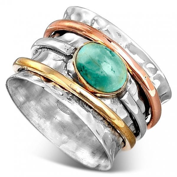 Vintage Turquoise Plated Ring