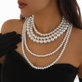 Multi Layer Pearl Choker