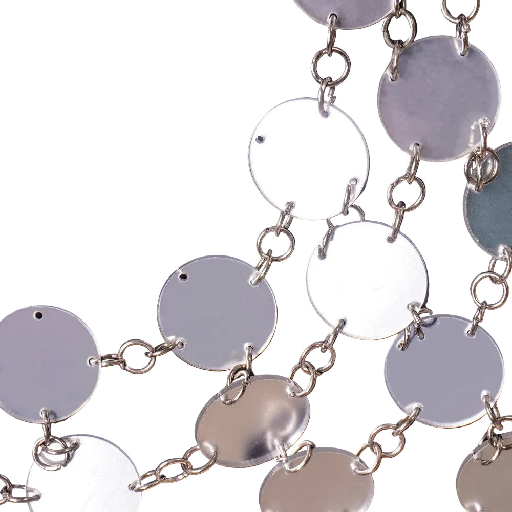 Women's Acrylic Mirror Chain Dress