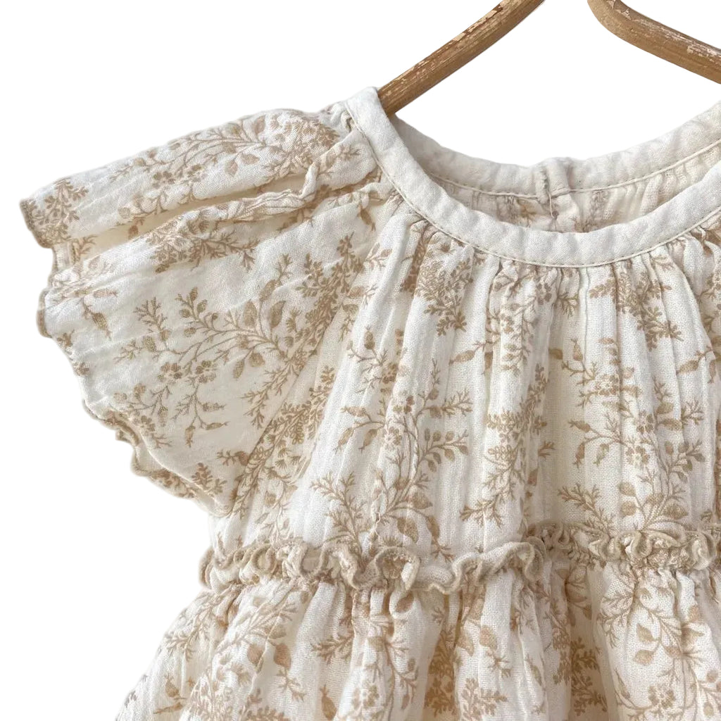 Crepe Printed Baby Rompers