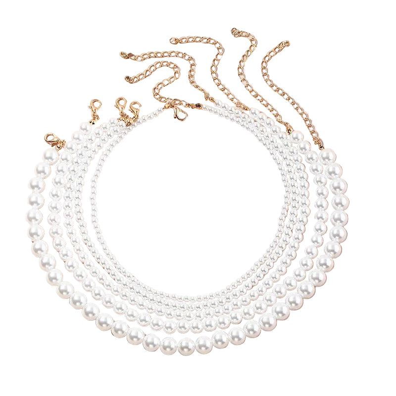 Elegant Round Pearl Necklace