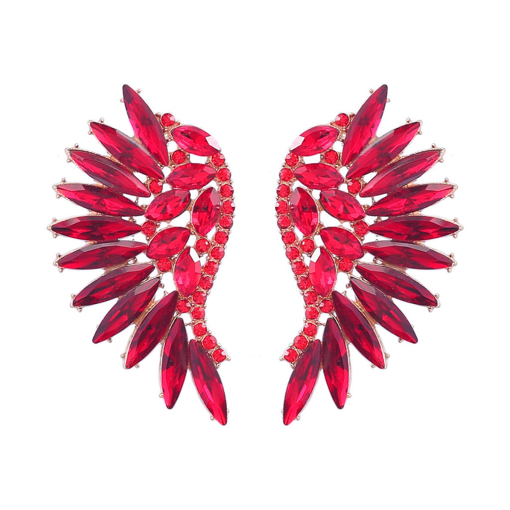 Wing Rhinestone Earrings