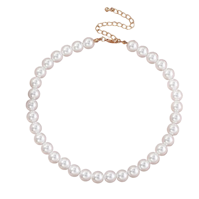 Elegant Round Pearl Necklace