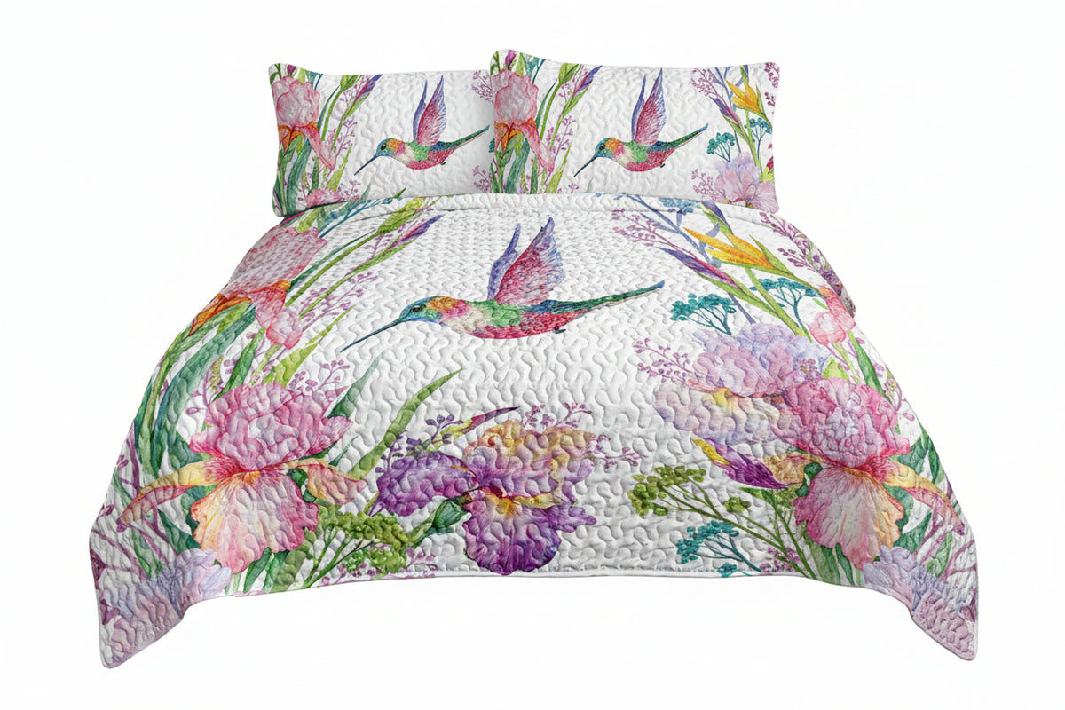 Humming Bird Quilt Set